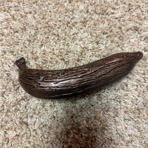 Vintage Decorative Brown Banana Sculpture